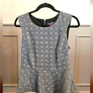 Vince Camuto fitted peplum top